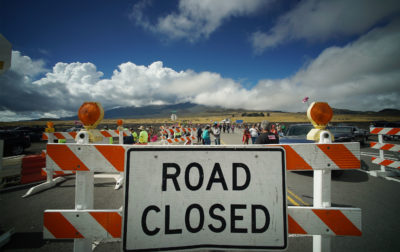 Demonstrators found out there would be no arrests today even though the kupuna protestors continued to block Mauna Kea Access Road. July 16, 2019