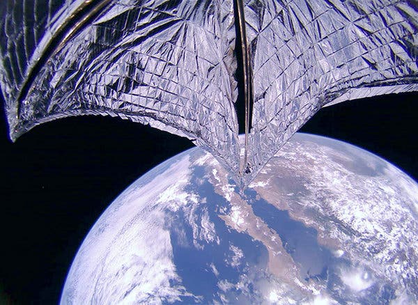 LightSail-2 last week. Eventually, its orbit will become more elliptical and will be pulled into Earth’s atmosphere and burn up.