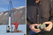 antarctica scientists fossil andril ice core history south pole spt 