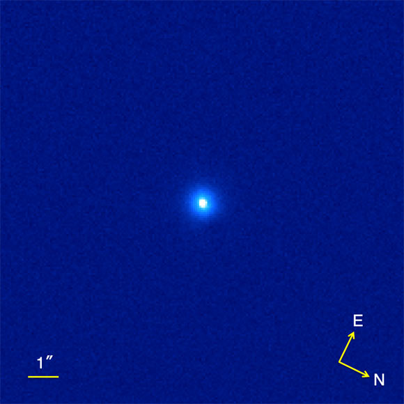 This image, taken by the Subaru 8.2-m telescope on April 18, 2019, shows the M2.5V star GJ 357. Image credit: Luque et al, doi: 10.1051/0004-6361/201935801.