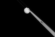 NASA news Saturn pictures Saturn rings moon Tethys NASA Cassini