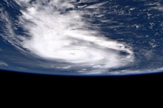 Astronaut Luca Parmitano of the European Space Agency captured this photo of the Category 5 Hurricane Dorian from the International Space Station as the storm moved across the Atlantic Ocean toward the Bahamas.