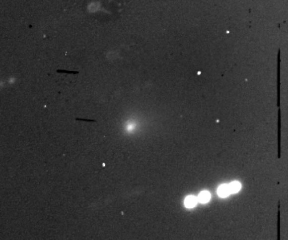 This image from the 10.4-m Gran Telescopio Canarias shows C/2019 Q4. Image credit: de Leon et al.