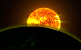 Transiting exoplanet