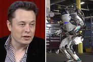 Elon Musk news Artificial Intelligence AI Space X warning robot swarms Boston Dynamics