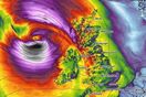 uk weather hurricane lorenzo uk ireland weather warning storm lorezno rain