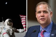 NASA moon landing nasa chief jim bridenstine moon mars 2030 artemis