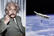 nasa news albert einstein wrong theory relativity hubble telescope messier 87 spt