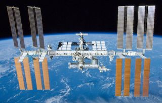 The International Space Station was in the process of being constructed when astronauts spotted the Black Knight