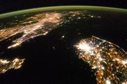 NASA news what North Korea looks like from space astronaut Scott Kelly ISS space station