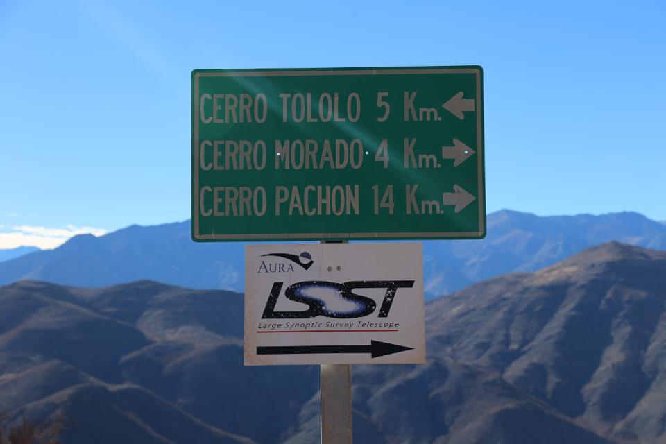 On the way up to the LSST on Cerro Pachón. 