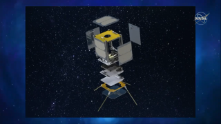 A visualization of the CubeSat from the AztechSat-1 investigation. 