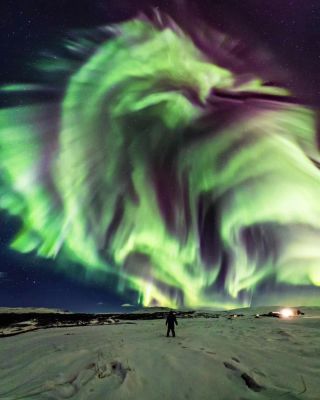 An aurora that resembles a dragon recently loomed in the skies over Iceland, and NASA scientists aren't exactly sure why it showed up when it did in February 2019.