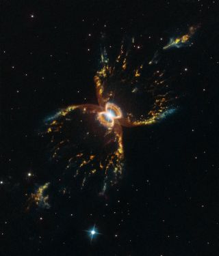 The Southern Crab Nebula: the Hubble Space Telescope's 29th anniversary image.