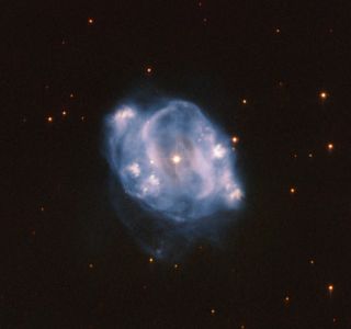 Hubble Space Telescope captures a planetary nebula around 10,000 light years from Earth.