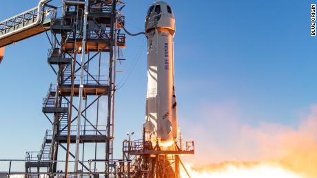 Jeff Bezos&#39;s Blue Origin launches 12th test flight of space tourism rocket