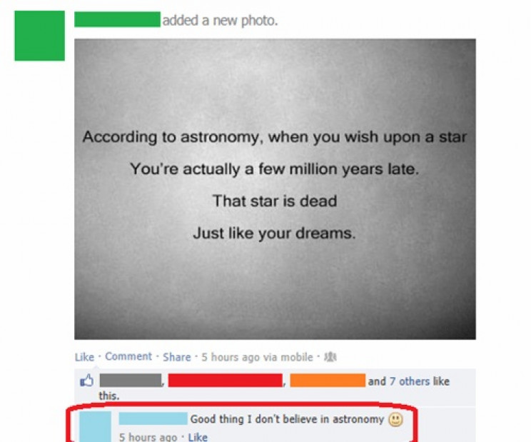 astronomy fails nihilism