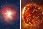 Cosmic dangers Betelgeuse supernova eruption space cataclysm Earth Asgardia