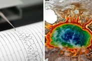 Yellowstone volcano earthquakes awakening Yellowstone eruption USGS Yellowstone news