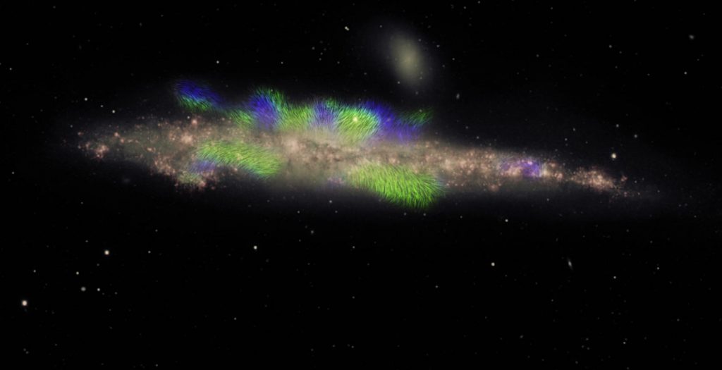 whale Galaxy Magnetic Fields