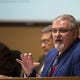 Greg Ewing, Las Cruces Public Schools, superintendent at Tuesday School board meeting. Feb. 20, 2018.