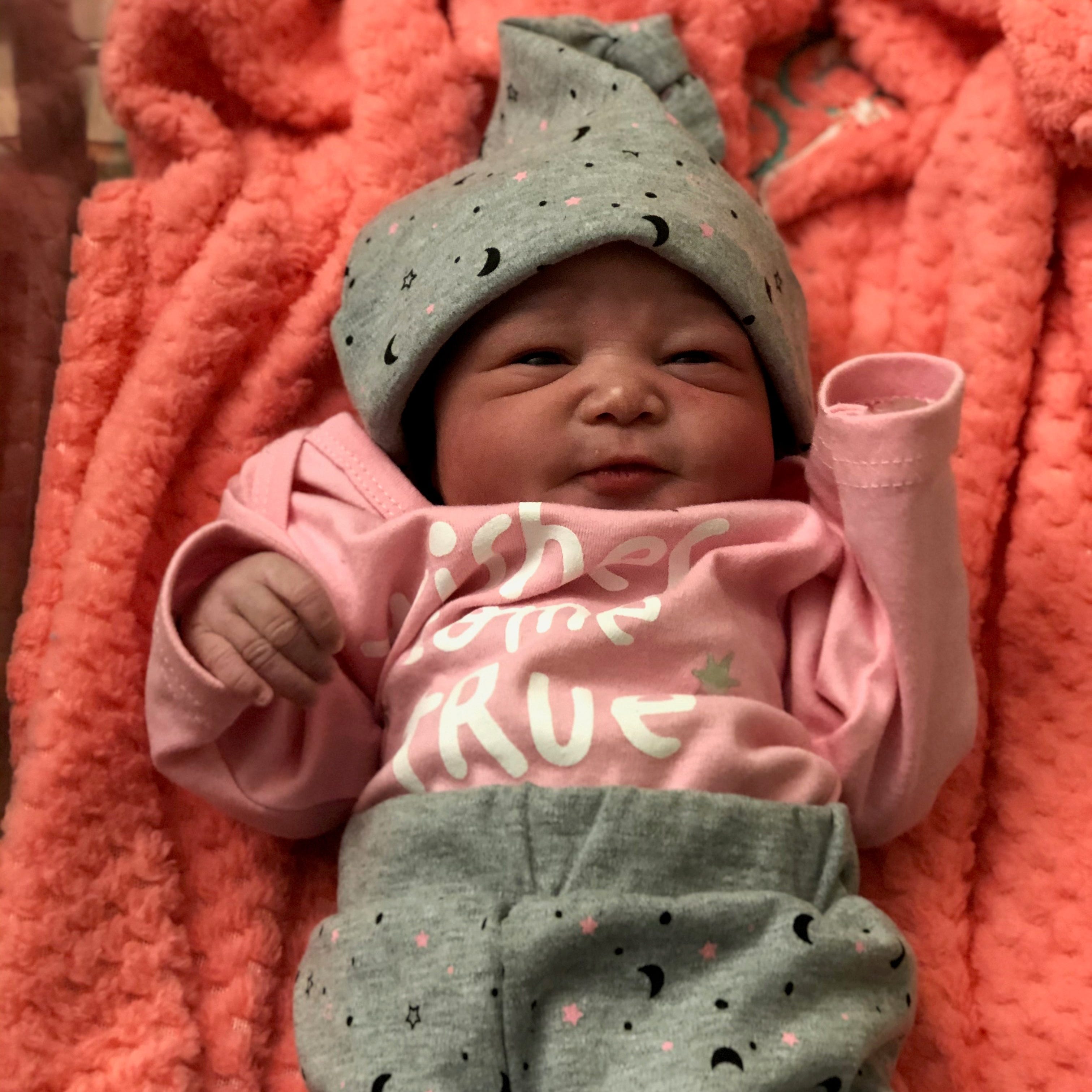 Brooklyn Mahogany Monae Shepard is the first baby born of 2020 in Las Cruces. She was born at Mountain View Regional Medical Center at 12:06 a.m.