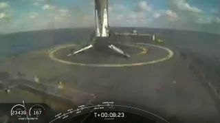 The Falcon 9 rocket that launched SpaceX's Starlink-3 mission landed safely on the company's drone ship Of Course I Still Love You after launching the Starlink-3 satellites into orbit on Jan. 29, 2020. It was the third launch for this rocket.