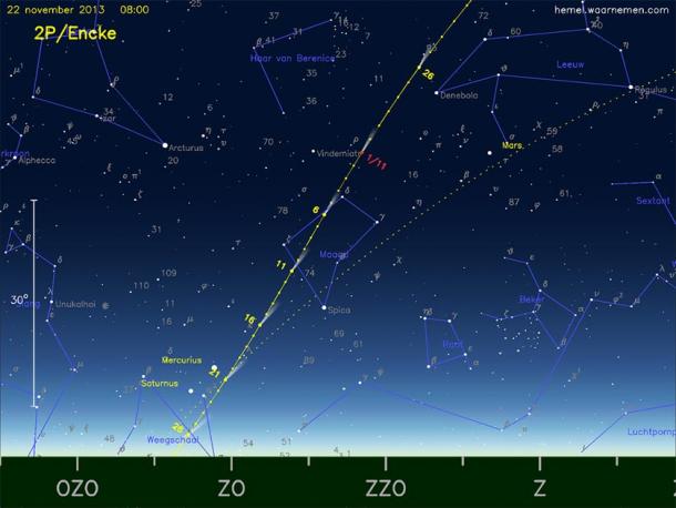 Caroline Herschel observed comet 2P/Encke. (AstroFloyd / CC BY-SA 3.0)