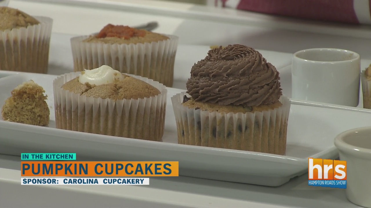 Thumbnail for the video titled "In the Kitchen: Pumpkin Cupcakes"