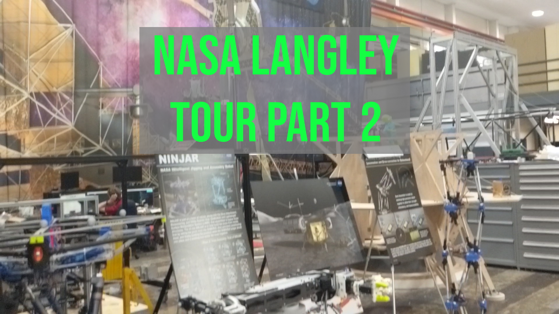 Thumbnail for the video titled "Behind The Scenes at NASA's Langley Research Center"