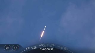 A SpaceX Falcon 9 rocket launched 60 new Starlink satellites into orbit from Cape Canaveral Air Force Station, Florida on Feb. 17, 2020. 