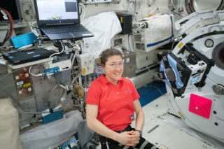 NASA astonaut christina koch international space station