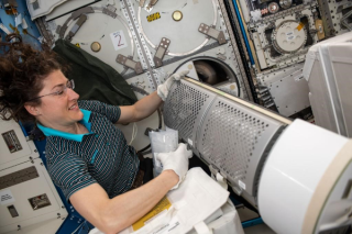 NASA astonaut christina koch international space station