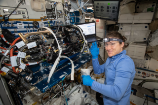 NASA astonaut christina koch international space station