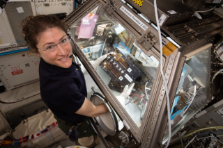 NASA astonaut christina koch international space station