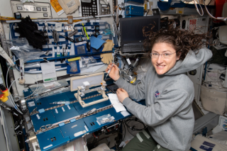 NASA astonaut christina koch international space station