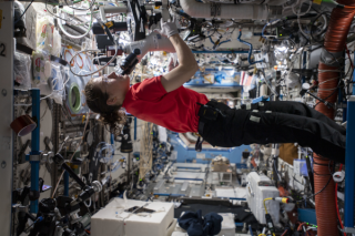 NASA astonaut christina koch international space station