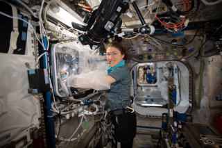 NASA astonaut christina koch international space station