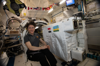 NASA astonaut christina koch international space station