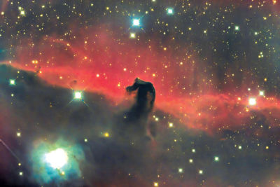  The Horsehead Nebula is a small, dark nebula in the constellation Orion. This image was taken at the backyard observatory of Warren Astronomical Society member Doug Beck, near Fenton, in January. 