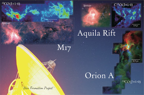 Astronomers Map Out Three Nearby Molecular Clouds | Astronomy – Sci-News.com