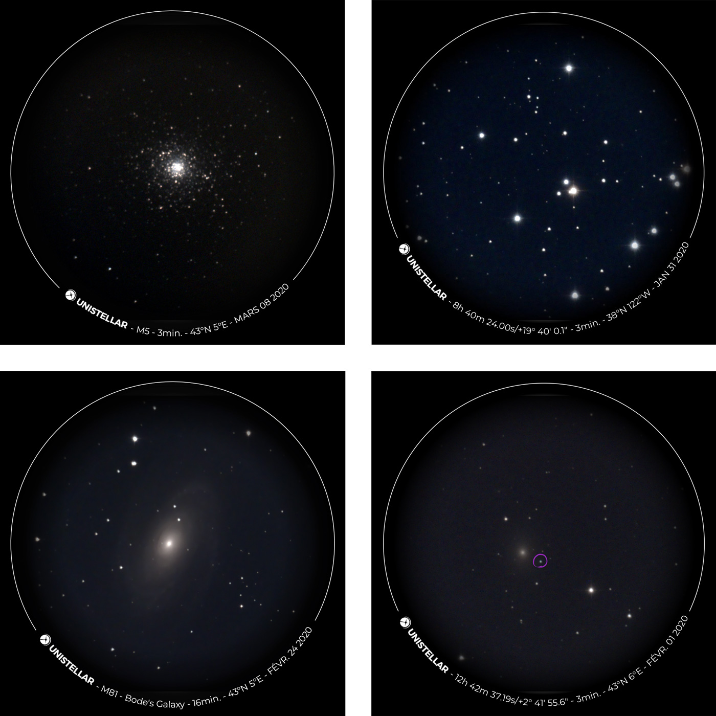 eVscope Observations