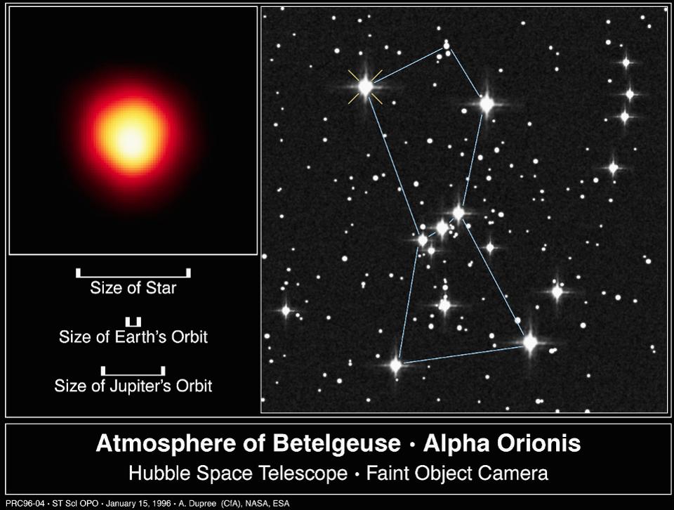 Hubble Telescope Image of Betelgeuse