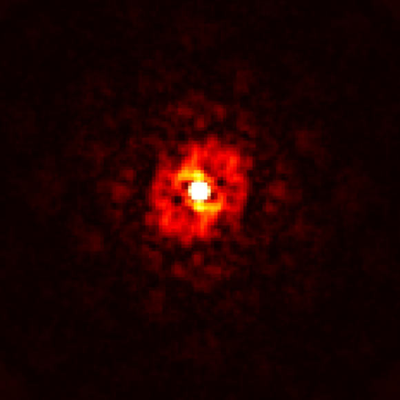 This image, taken with the 4.1-m Southern Astrophysical Research (SOAR) telescope, shows the M1-type dwarf star LHS 1815. Image credit: Gan et al, doi: 10.3847/1538-3881/ab775a.