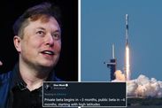 SpaceX Starlink beta Elon Musk Starlink internet beta testing date