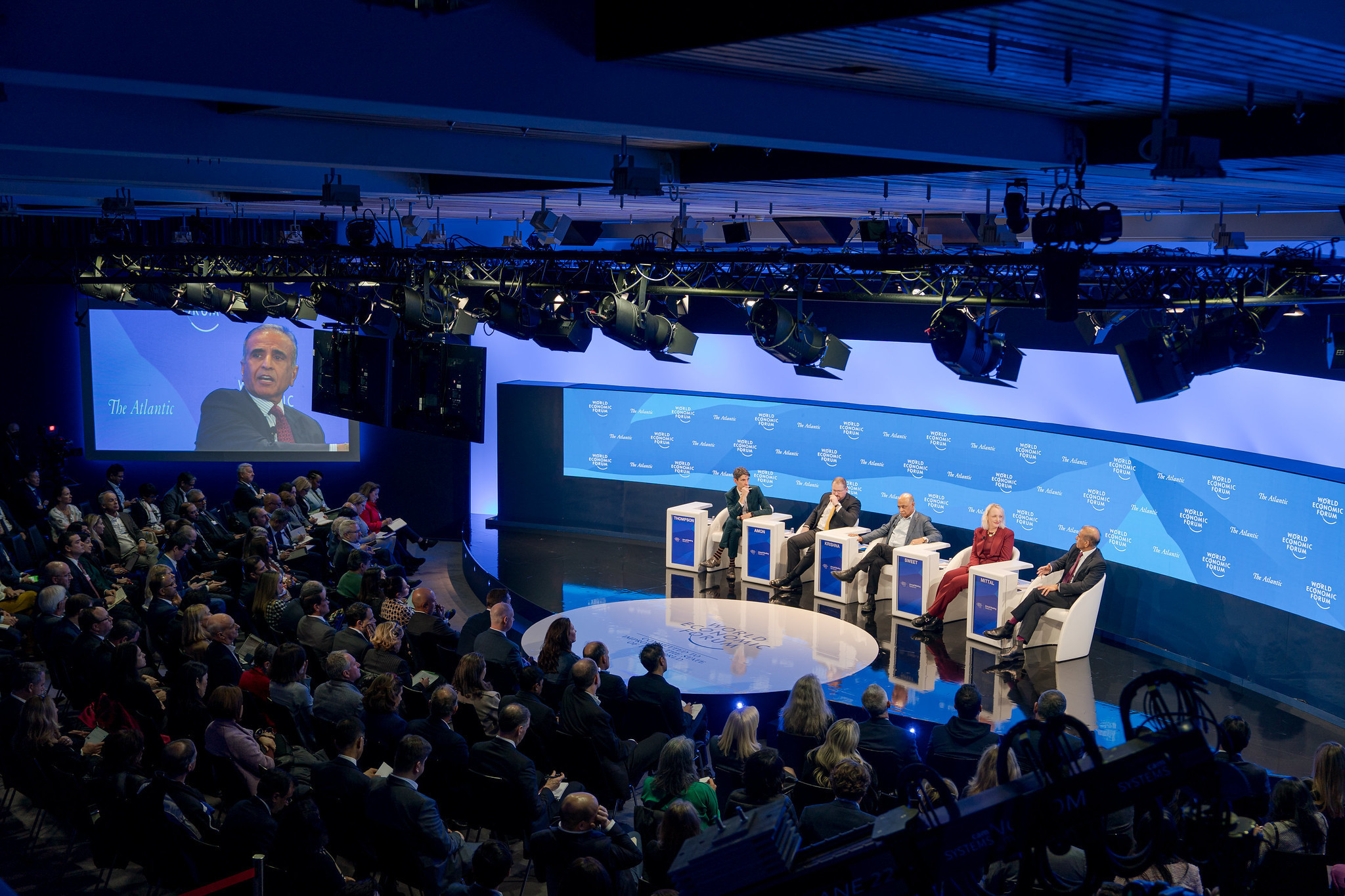 The Technology for a More Resilient World session at Davos 2023. 