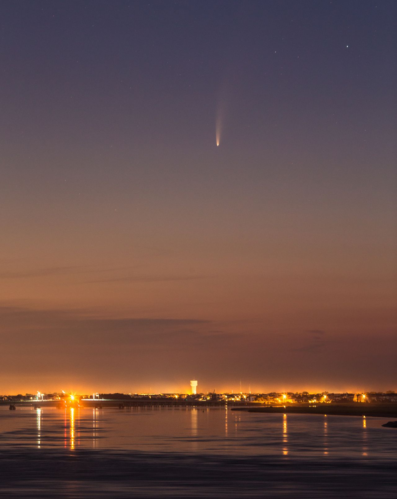 Comet NEOWISE over NJ