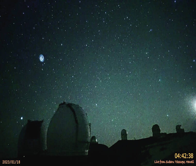 Mauna Kea camera captures space spiral – Honolulu Star-Advertiser