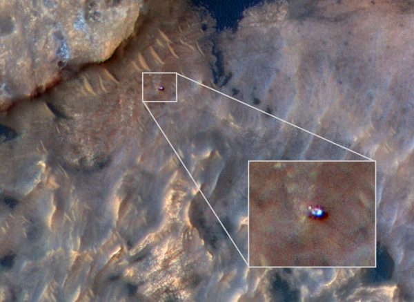 Curiosity Mars rover spotted from orbit – Astronomy Now – Astronomy Now Online