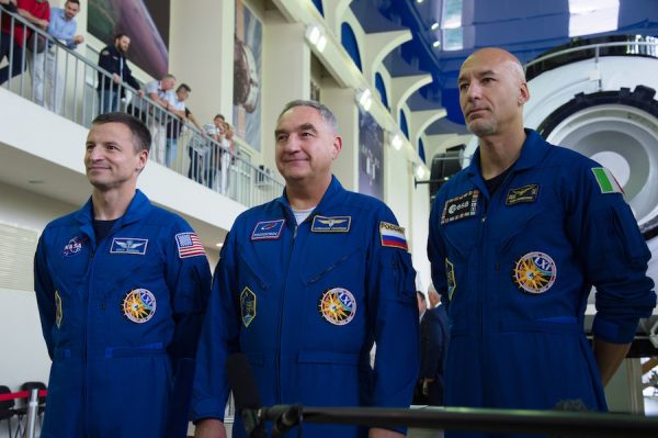 On Apollo anniversary, Soyuz crew set for launch to space station ...